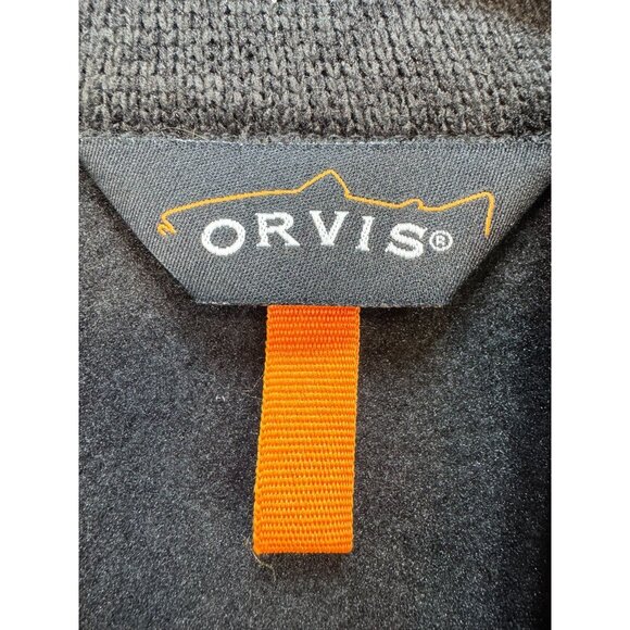 Orvis Mens Full Zip Vest XXL Dark Gray Sleeveless Outerwear Pockets - Picture 2 of 15